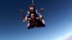 Naked Latina And Asian Babes Parachuting