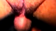 Hot Black cock fucking bareback through Gloryhole