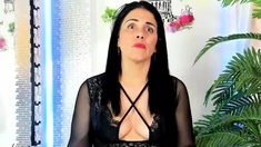 Hottest brunette solo webcam masturbation 2