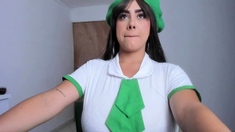 Brunette Solo Webcam Masturbation