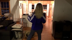 Cute amateur teen reality gangbang