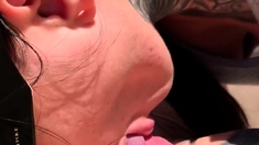 Warning Fantastic blonde big cock blowjob and cumshot