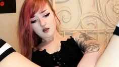 Pregnant Redhead Webcam Masturbation