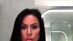 Hottest brunette solo webcam masturbation 2