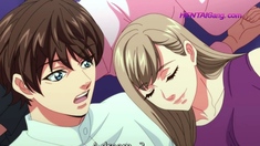 Boy fills both girls during passionate sex - HENTAI 2025