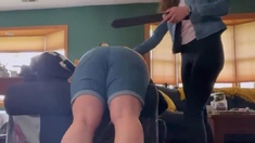 Femdom fetish bdsm ass toy humiliation