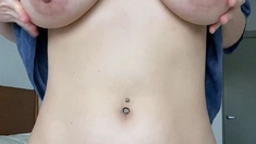 Big boobs milf masturbates with her dildo