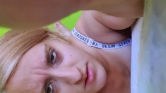 Amateur Blond Give Nice POV Blowjob