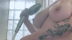 Big boobs milf masturbates with her dildo