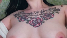 Leann amateur beautiful brunette with big boobs