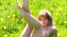 Amateur French Teen Outdoor softcore