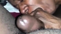Black Girl Sucks and Swallows