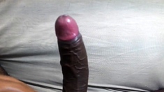 Big Black Cock Solo - Interracial Masturbation