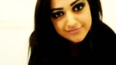 Arab Asian Girl Twerking on Webcam with a Big Booty
