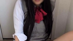 J 〇 Loose Socks Gal's Dripping Masturbation❤