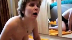 Hairy Granny Masturbates On Mirror The Shows You Her Cum