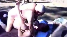 Grandpa Fucking Guy Outdoor