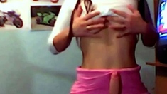 Teen in leggins
