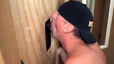 Sucking Black Cock At The Glory Hole