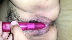 Girl and a vibrator